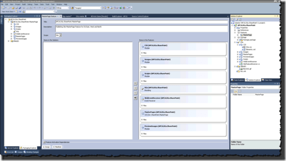 Visual Studio 2010 - SharePoint Feature