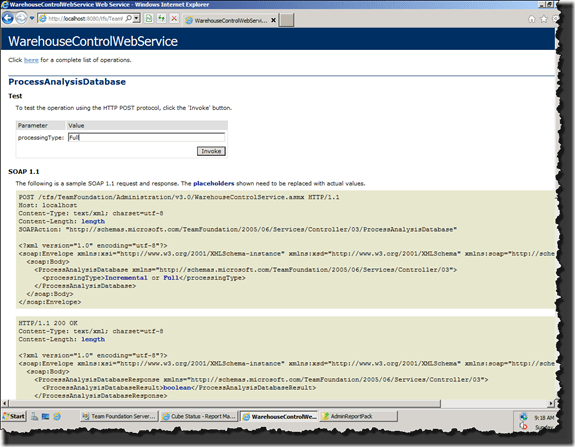 WarehouseControlWebService | ProcessAnalysisDatabase