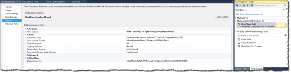 CloudShare Build Definition