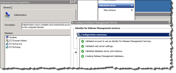 Release Management | Apply Settings 