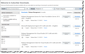 Release Management (MSDN)