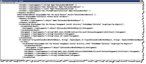 Build Process Template for Release Management